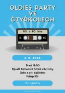NÁHRADNÍ TERMÍN - Oldies party disco ve Čtyřkolech 2.9. 1