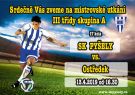 SK Pyšely si Vás dovoluje pozvat na fotbalové utkání v sobotu 13. 4. 2019 od 16.30 hodin na hřišti v Pyšelích. 1